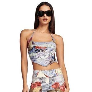 I.AM.GIA Lucia Corset in Cherry Print